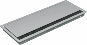 Bachmann CONI COVER Einbaurahmen silbergrau 338.0080 Der Bachmann CONI COVER Einbaurahmen ist die ideale Lösung für alle, die eine moderne und stilvolle Integration von Anschlüssen in ihre Möbel oder Wände wünschen. Mit seinem schlanken Design und der hervorragenden Funktionalität ermöglicht der CONI COVER Einbaurahmen eine einfache und flexible Installation von Steckdosen, Netzwerkanschlüssen und Multimedia-Modulen. Mit dem innovativen Bachmann System können Sie den Einbaurahmen schnell und problemlos installieren – für einen effizienten Arbeitsablauf ohne Komplikationen. Farbe: Silbergrau RAL9006 Material: Stahlblech Außenmaße: 387 x 149 mm Unabhängig von Kanal- und Möbelfabrikat einsetzbar Setzen Sie auf Qualität und Innovation Mit dem Bachmann CONI COVER Einbaurahmen bringen Sie Ihre elektrischen und datentechnischen Installationen auf das nächste Level!