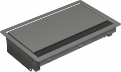 Bachmann CONI Einbaurahmen anthrazit kurz 338.0204 Der Bachmann CONI Einbaurahmen bietet eine elegante und funktionale Lösung für Ihre Steckdosen-, Netzwerk- oder Multimedia-Installationen. Mit seinem kompakten Design ist der Einbaurahmen die perfekte Wahl für moderne Arbeitsumgebungen, Konferenzräume oder Home-Offices. Er vereint hohe Flexibilität mit einem modernen Look und ermöglicht eine effiziente Integration von Anschlüssen in Möbel oder Wände. Der Einbaurahmen lässt sich schnell und unkompliziert installieren, was ihn zu einer zeitsparenden Lösung für Ihre Projekte macht. Geeignet für 3-fach CONI Steckdosenleiste Farbe: anthrazit Maß: 255x151x59 mm Einbautiefe ohne Befestigungssätze: 56mm Plattenstärke: 10-35 mm Rahmen: 1,5mm Stahlblech Optimieren Sie Ihre Installation: Mit dem Bachmann CONI Einbaurahmen kurz 338.0204 erhalten Sie eine zuverlässige, flexible Lösung, die Ihre Anforderungen in Sachen Design und Funktionalität optimal erfüllt.
