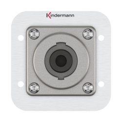 Kindermann Konnect 54 alu Anschlussblende - Speakon Vollblende 7441000413 Erzielen Sie herausragende Audioqualität mit der Kindermann Konnect 54 Alu – Speakon Anschlussblende. Diese hochwertige Speakon-Verbindungslösung sorgt für eine stabile, sichere und verlustfreie Signalübertragung in professionellen Audioumgebungen. Mit ihrem robusten Aluminiumgehäuse und der präzisen Verarbeitung bietet die Anschlussblende eine langlebige und leistungsstarke Lösung für Ihre Audioanschlüsse. Ideal für PA-Systeme, Lautsprecherinstallationen und vieles mehr. Vollblende Größe 54 x 54 mm Mindesteinbautiefe 40 mm Anschlussblende mit Neutrik Einbaubuchse und Lötanschluss Speakon 4-polig Aluminium exoliert
