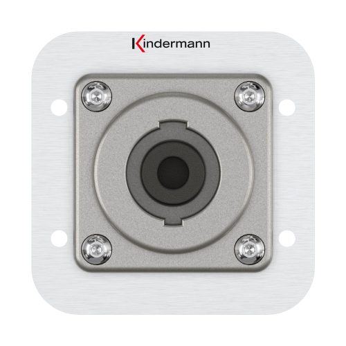 Kindermann Konnect 54 alu Anschlussblende - Speakon Vollblende 7441000413