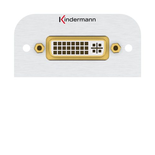 Kindermann Konnect 54 alu - Halbblende DVI-I (24+5-Pin) 7441000502