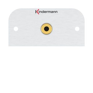 Kindermann Konnect 54 alu Audio Klinke Anschlussblende mit Kabelpeitsche 7441000511 Erleben Sie die perfekte Klangqualität mit der Kindermann Anschlussblende. Mit seinem robusten Aluminium-Gehäuse bietet er nicht nur Langlebigkeit, sondern auch eine optimale Signalübertragung ohne Störungen. Egal, ob für den Einsatz im Büro, im Home-Office oder in professionellen Audioanwendungen – die Kindermann Konnect 54 Alu Blende Audio Klinke sorgt für klaren Sound und eine zuverlässige Verbindung. Durch die universelle Kompatibilität mit den gängigen Audio-Geräten ist dieser Adapter eine hervorragende Wahl für Ihre Audio-Infrastruktur. Gehäuse: Aluminium Halbblende Größe: 54 x 54 mm einbautiefe: 47 mm Mit Kabelpeitsche kurz Buchse/Buchse