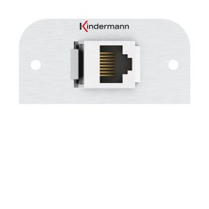 Kindermann Konnect 54 alu Anschlussblende - Cat-6A 7441000526 Maximieren Sie die Leistung Ihrer Netzwerkverbindungen mit dem Kindermann Konnect 54 Alu Cat-6A einer High-Speed-Kabellösung für moderne Anwendungen. Dank des robusten Aluminium-Gehäuses ist das Kabel besonders widerstandsfähig und langlebig. Vielseitig einsetzbar: Ideal für den Einsatz in Büros, Rechenzentren, Home-Offices oder Heimnetzwerken. Hohe Flexibilität: Für eine Vielzahl von Geräten wie Router, Switches, PCs, Server und Netzwerkkomponenten geeignet. Größe: 54 x 54 mm Aluminium-Gehäuse Profitieren Sie von einer schnellen und zuverlässigen Netzwerkverbindung mit der Kindermann Anschlussblende und stellen Sie sicher dass Ihre Infrastruktur für die Anforderungen der Zukunft gewappnet ist.
