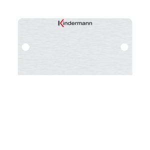 Kindermann Konnect 50 alu Blindblende 7444000400 Die Kindermann Blindblende deckt ungenutzte Steckplätze ab, sorgt für ein einheitliches Erscheinungsbild, schützt vor Staub und Schmutz. Halbblende, Aluminium eloxiert Größe 50 x 50 mm