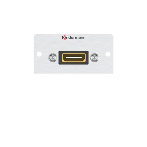 Kindermann Konnect 50 alu HDMI-Anschlussblende Aluminium 7444000542