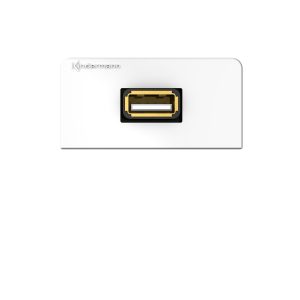 Kindermann Konnect design click Blende, USB 2.0 7456000522 Modernes Design trifft auf Funktionalität: Entdecken Sie die innovative Kindermann Konnect Design Click Blende mit USB 2.0 Anschlüssen. Perfekt für professionelle Installationen, bietet sie eine elegante Lösung für Ihre Verbindungsanforderungen. Hochwertige Verarbeitung: Langlebige Materialien und präzise Verarbeitung garantieren eine lange Lebensdauer und eine ansprechende Optik. Einfache Installation: Mit dem praktischen Click-Mechanismus lässt sich die Blende schnell und unkompliziert montieren und wieder entfernen. Universelle Kompatibilität: Dank des USB 2.0 Anschlusses ist die Blende kompatibel mit einer Vielzahl von Geräten, was maximale Flexibilität bietet. Optimierte Anschlussmöglichkeiten: Zwei USB 2.0 Anschlüsse sorgen für eine schnelle und zuverlässige Datenübertragung und Ladefunktion. USB 2.0 (A-Buchse/A-Buchse) Halbblende Frontblende aus Kunststoff, RAL 9010 weiß Frontabdeckung in den Größen 50 x 25, 54 x 27, 55 x 28 mm im Lieferumfang Erleben Sie modernste Technik kombiniert mit stilvollem Design. Perfekt geeignet für Konferenzräume, Büros und Heimstudios.
