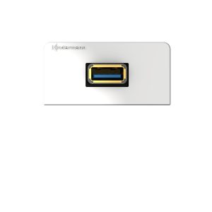 Kindermann Konnect Design click USB 3.0 7456000529 Diese Blende vereint modernes Design mit hochleistungsfähiger Funktionalität und bietet eine elegante Lösung für Ihre Verbindungsanforderungen. Der USB 3.0 Anschluss ermöglicht eine blitzschnelle Datenübertragung und maximiert Ihre Produktivität. Der innovative Click-Mechanismus sorgt für eine mühelose Montage und Demontage. Langlebige und robuste Materialien garantieren eine lange Lebensdauer und eine ansprechende Optik. Halbblende Frontabdeckung aus Kunststoff RAL 9010 weiß werkzeugfreie Montage Frontabdeckung in den Größen 50 x 25, 54 x 27, 55 x 28 mm