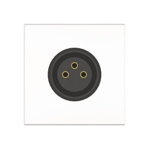 Kindermann Konnect FLEX 45 Blende XLR Buchse 7464000412 Die Kindermann Blende ermöglicht die hochwertige Integration von Audioanschlüssen in moderne Arbeitsumgebungen. Mit flexiblem Design und robuster Verarbeitung ermöglicht diese Blende eine sichere und elegante Installation von XLR-Verbindungen. Ob Konferenzräume, Studios oder Heimkino – sie sorgt für eine professionelle Integration in Ihre Infrastruktur. XLR Buchse, 3-polig Vollblende mit Neutrik Einbaubuchse Anschluss rückseitig: Lötanschluss Für Kindermann Tischeinbaulösungen CablePort flex, manager, standard², desk, desk² und frame (slide) Farbe: RAL 9003 weiß Größe: 45 x 45 mm