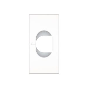 Kindermann Konnect flex 45 click Blindblende mit 12 mm Kabeldurchlass 7464000447 Die Anschlussblende ermöglicht eine saubere Kabelführung, schützt ungenutzte Steckplätze. Sie sorgt für eine ordentliche, funktionale Optik in Tischanschlussfeldern, Mediensäulen oder Wandmodulen. Halbblende Kunststoff Öffnung 12 mm, Halbblende Für Kindermann Tischeinbaulösungen CablePort flex, manager, standard², desk, desk² und frame (slide) Farbe RAL 9003 weiß Mindesteinbautiefe 12 mm Größe 45 x 45 mm
