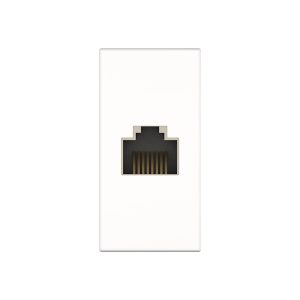 Kindermann Konnect FLEX 45 Blende – Cat-6A , mit Kabelpeitsche 7464000527 Anschlussblende für Kindermann Tischeinbaulösungen CablePort flex,manager, standard², desk, desk² und frame (slide) Cat-6 Technologie für eine zuverlässige Datenübertragung mit bis zu 1 Gbit/s Optimiert für moderne Netzwerkverbindungen in Büros, Konferenzräumen und Arbeitsplätzen Einfache Integration in standardisierte 45 mm Steckdosenblenden für eine saubere und ordentliche Installation Robuste und langlebige Materialien, die für eine hohe Widerstandsfähigkeit und lange Lebensdauer sorgen Kompatibel mit gängigen Netzwerkkomponenten und einfach zu erweitern Cat-6 (RJ45) mit Kabelpeitsche Halbblende Kunststoff Farbe: RAL 9003 weiß Größe 45 x 45 mm Buchse Profitieren Sie von einer verlässlichen und leistungsstarken Netzwerkinfrastruktur mit der Kindermann Konnect FLEX 45 Blende. Diese Lösung ist ideal, um Ihre Büroverkabelung effizient und zukunftssicher zu gestalten, ohne auf Performance zu verzichten.