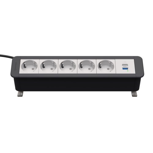 Kindermann CablePort Office desk 6-fach, 5x Strom 1x USBPD 7550000335