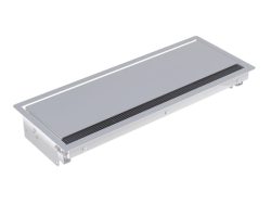 Bachmann CONI Einbaurahmen lang, in Edelstahl 911.005