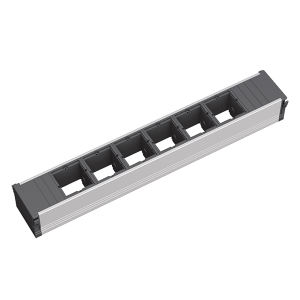 Bachmann CONI Steckdoseneinheit 6x Custom 912.001 Entdecken Sie die vielseitige Bachmann CONI 6x Custom Steckdoseneinheit, die sich nahtlos in jeden Arbeitsplatz einfügt. Diese hochwertige Steckdoseneinheit bietet Ihnen maximale Flexibilität und eine elegante Optik dank ihres eloxierten Aluminiumprofils. Werkzeuglose Installation - Die 6-fach Steckdoseneinheit lässt sich mühelos in den Einbaurahmen einklicken. Individuelle Anpassung - Wählen Sie aus 6 frei wählbaren Custom Modulen, um Ihre spezifischen Anforderungen zu erfüllen. Premium-Design - Das eloxierte Aluminiumprofil verleiht Ihrem Arbeitsplatz eine moderne und stilvolle Note. Kompakte Maße - Mit einer Länge von 356 mm passt die Einheit perfekt in verschiedene Arbeitsumgebungen. Aluminiumprofil eloxiert 6 x Custom Modul frei wählbar Länge 356mm Diese Steckdoseneinheit ist perfekt für alle, die Funktionalität und ansprechendes Design schätzen. Egal ob im Büro, im Konferenzraum oder im Home-Office – die Bachmann CONI bietet die nötige Flexibilität, um Ihre Geräte effizient und stilvoll zu verbinden.