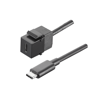 Bachmann USB-C Kabeladapter – Höchste Datenübertragungsgeschwindigkeit & Flexibilität 917.121 Entdecken Sie den Bachmann Kabeladapter, der Ihnen eine schnelle und zuverlässige Lösung für Ihre Datenübertragung bietet. Mit einer Datenübertragungsrate von bis zu 5 Gbit/s garantiert dieser Adapter blitzschnelle Verbindungen – ideal für die Nutzung mit modernen Geräten wie Laptops, Smartphones, Tablets und mehr. USB-C Buchse auf der Frontseite: Einfacher Anschluss von Geräten mit USB-C Anschluss für eine universelle Kompatibilität. 0,5 Meter Kabelpeitsche mit USB-C Stecker: Flexibles Kabel für optimale Bewegungsfreiheit und einfache Handhabung. Schnelle Datenübertragung: Profitieren Sie von einer beeindruckenden 5 Gbit/s Übertragungsrate, die schnelle Dateiübertragungen und stabile Verbindungen sicherstellt. Robust und zuverlässig: Hergestellt aus hochwertigen Materialien, sorgt dieser Adapter für eine lange Lebensdauer und stabile Leistung. Einfach zu verwenden: Plug-and-Play-Technologie für unkomplizierte Handhabung – kein Installationsaufwand erforderlich. Kompatibilität: Funktioniert nahtlos mit einer Vielzahl von Geräten, die USB-C unterstützen. USB-C Buchse > USB-C Stecker USB 3.1 Kupplung Typ C PD 60W schwarz 0,5 m Kabel