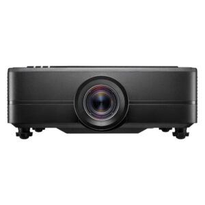 Der Optoma ZU820T stellt eine exzellente Wahl für große Events und anspruchsvolle Anwendungen dar, bei denen flexible Installationen gefragt sind. Mit seiner benutzerfreundlichen Integration und den vielen Anschlussmöglichkeiten ist dieser Projektor für Konferenzen, Messen und große Präsentationen bestens geeignet. Dank der hohen Zuverlässigkeit und langen Lebensdauer eignet sich der ZU820T perfekt für Nutzer, die auf dauerhafte, wartungsarme Lösungen angewiesen sind. Projektortyp: DLP Lampentyp: Dura Core Laser ANSI Lumen: 8.800 ANSI Lumen Auflösung: 1920 x 1200 WUXGA Format: 16:10 Kontrast: 3.000.000:1 Betriebsgeräusch: 36 dB Betriebsgeräusch ECO: 34 dB Lampenlebensdauer: 30.000 Stunden Laufzeitfreigabe: 24/7 Projektionsentfernung Minimum: 80 cm Projektionsentfernung Maximum: 2.120 cm Anschlüsse: 1 x HDBaseT, 2 x HDMI 2.0, 1 x VGA, 1 x 3D Sync, 1 x Audio 3.5mm Ausgänge: 1 x HDMI 2.0, 1 x 3D Sync, 1 x USB-A Power 1,5A, 1 x Audio 3.5mm Steuerung: 1 x 12V Trigger, 1 x Verkabelte Fernbedienung, 1 x RJ45, 1 x RS232 Wireless-Technologie: k.A. Features: 360° Projektion, Edge Blending, HDbaseT, Lautsprecher integriert, Lens Shift, Portrait Modus Produktgröße: 48,6 x 17,6 x 43,25 cm Produkt Gewicht: 14 kg Farbe: schwarz Objektiv im Lieferumfang enthalten Garantielaufzeit: 2 Jahre Garantietyp: BringIn-Service
