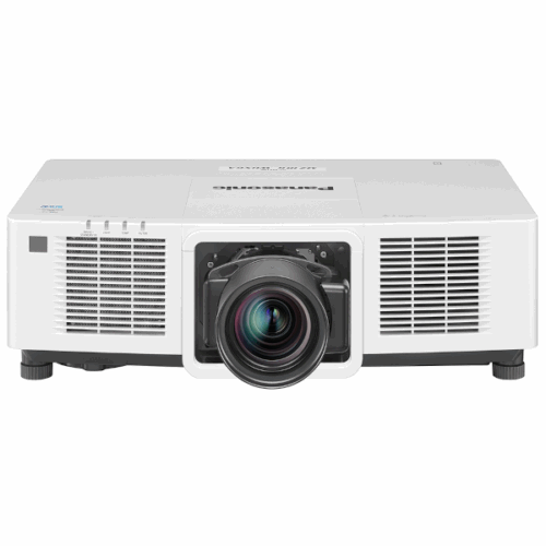 Panasonic PT-MZ11KLWEJ 11.000 ANSI Lumen Beamer / Projektor (ohne Objektiv) Der PT-MZ11KLWEJ Beamer ist für anspruchsvolle Präsentationen in großen Räumen konzipiert. Seine flexible Installation ermöglicht eine einfache Integration in bestehende Systeme. Ideal für Anwendungen, bei denen hohe Helligkeit und Zuverlässigkeit gefordert sind. Produktserie: PT-MZ11KLWEJ Projektor Typ: LCD Projector ANSI Lumen: 11.000 Lumen Auflösung: 1920 x 1200 (WUXGA) Format: 16:10 Kontrast: 3.000.000:1 Betriebsgeräusch: 35 dB im Normalbetrieb, 30 dB im ECO-Modus Produkt Abmessungen: 650 x 185 x 440 mm Produkt Gewicht: 22,50 kg Farbe: weiß Standardobjektiv: nicht enthalten