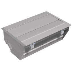Bachmann Conference Einbaurahmen – silber, 4-fach, B-Ware mit funktionalem Design und nur einmal verfügbar.