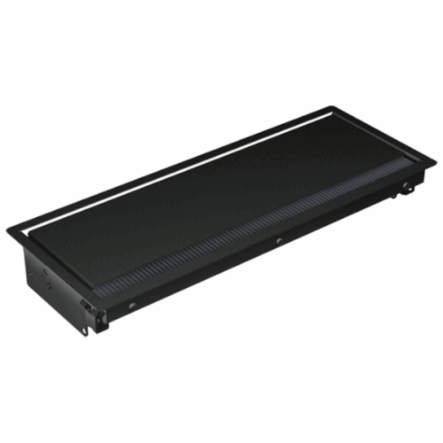 Bachmann Coni Einbaurahmen bietet eine Saubere Kabelführung. Eine Elegante Lösung für moderne Arbeitsplätze mit einem Anspruch auf Ordnung.