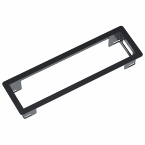 Bachmann Power Frame Einbaurahmen 3-fach schwarz  915.000 Der Power Frame Einbaurahmen ermöglicht eine sichere und passgenaue Integration von Steckdoseneinheiten. Robuste & langlebige Verarbeitung – widerstandsfähiges Material für eine dauerhafte Nutzung. Nahtlose Integration – kompatibel mit dem Bachmann Power Frame System für eine einfache Montage. Für Plattenstärke min. 10 mm Außenmaße: 241,5 x 73 mm Einbaumaße: 224,5 x 60 mm Einbautiefe: ca. 35,5 mm