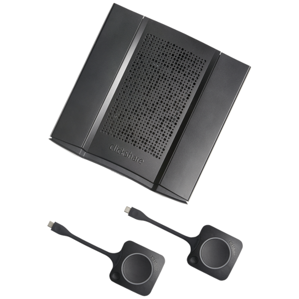 ClickShare CX-50 Gen. 2 – kabellose Präsentationen & Videokonferenzen in 4K. Vorführgerät inkl. 2x USB-C Buttons, funktionsfähig mit leichten Gebrauchsspuren.