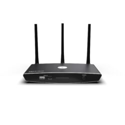 Klick&Show K-FleX ist ein universelles Wireless-Collaboration-System für flexible Präsentationen ohne Kabelsalat. Inhalte können kabellos von Laptops oder mobilen Geräten übertragen werden, während eine BYOM-Erweiterung hochwertige Videokonferenzen ermöglicht.