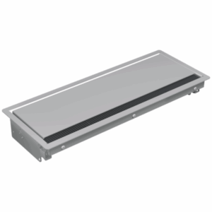 Bachmann CONI Einbaurahmen silbergrau 338.0205 Der Bachmann CONI Einbaurahmen in stilvollem Silbergrau vereint Eleganz und Funktionalität. Perfekt für moderne Arbeits- und Wohnbereiche, bietet dieser Einbaurahmen eine platzsparende Lösung für Ihre Strom- und Datenverbindungen. Mit seinem zeitlosen Design fügt sich der CONI Einbaurahmen nahtlos in jede Umgebung ein und sorgt für ein aufgeräumtes Erscheinungsbild. Stilvolles Design: Hochwertiges silbergraues Finish, das zu jedem Interieur passt. Praktische Anwendung: Ideal für Arbeitsplätze, Konferenztische und Wohnräume. Einfache Installation: Schnelle und einfache Montage für sofortige Nutzung. Außenmaße: 386,5 x 151 mm Einbaumaße: 368,5 x 138 mm Einbautiefe: 56 mm geeignet für Plattenstärken ab 16 mm Farbe: silbergrau Optimieren Sie Ihre Arbeits- oder Wohnumgebung mit dem Bachmann CONI Einbaurahmen in Silbergrau und genießen Sie eine elegante und effiziente Lösung für alle Ihre Anschlussbedürfnisse.