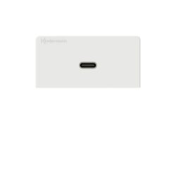Kindermann Konnect Design click USB-C 4.0 Anschlussblende weiß 7456000850